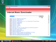 Internet Music Downloader screenshot